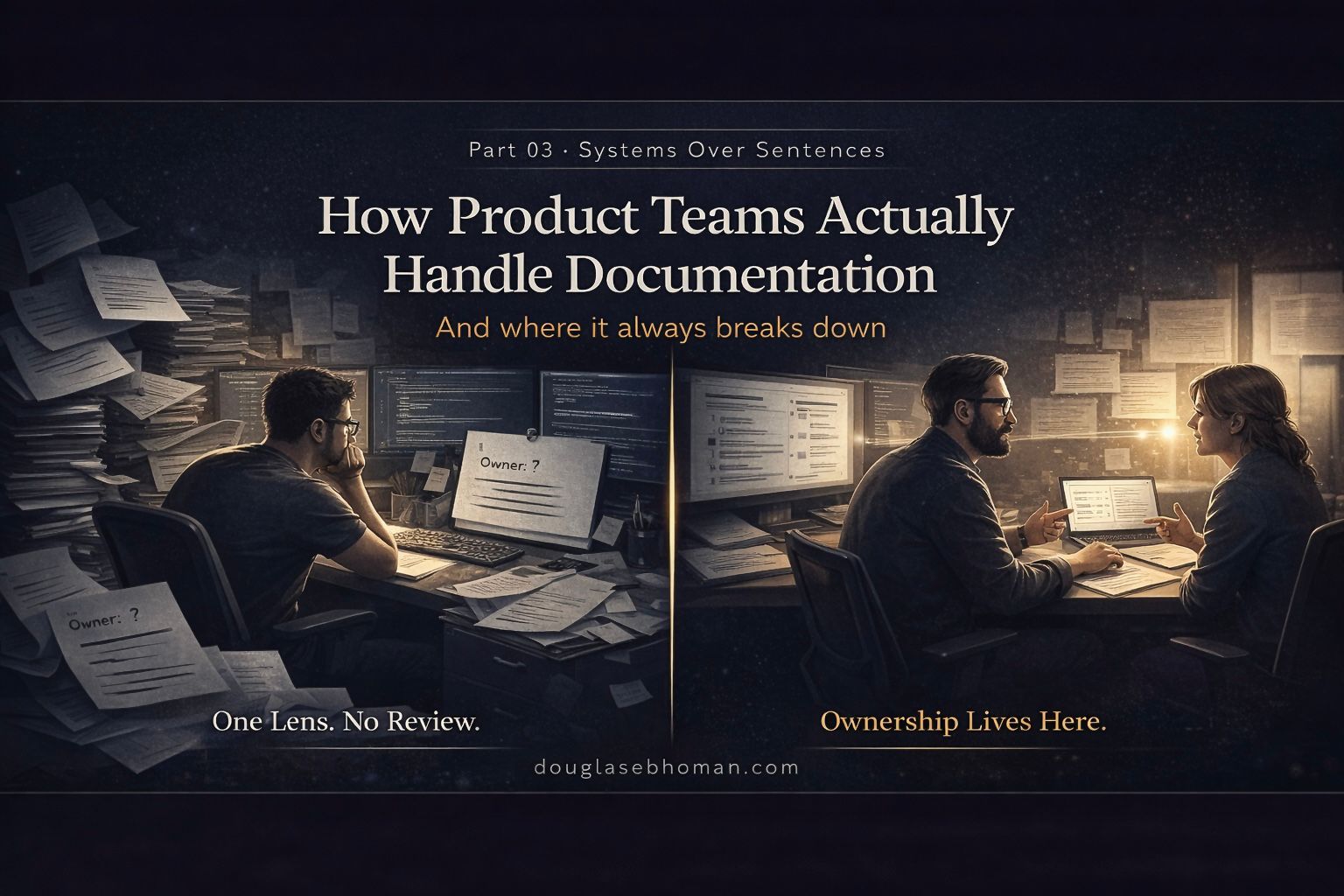 How Product Teams Actually Handle Documentation — Systems Over Sentences Part 3