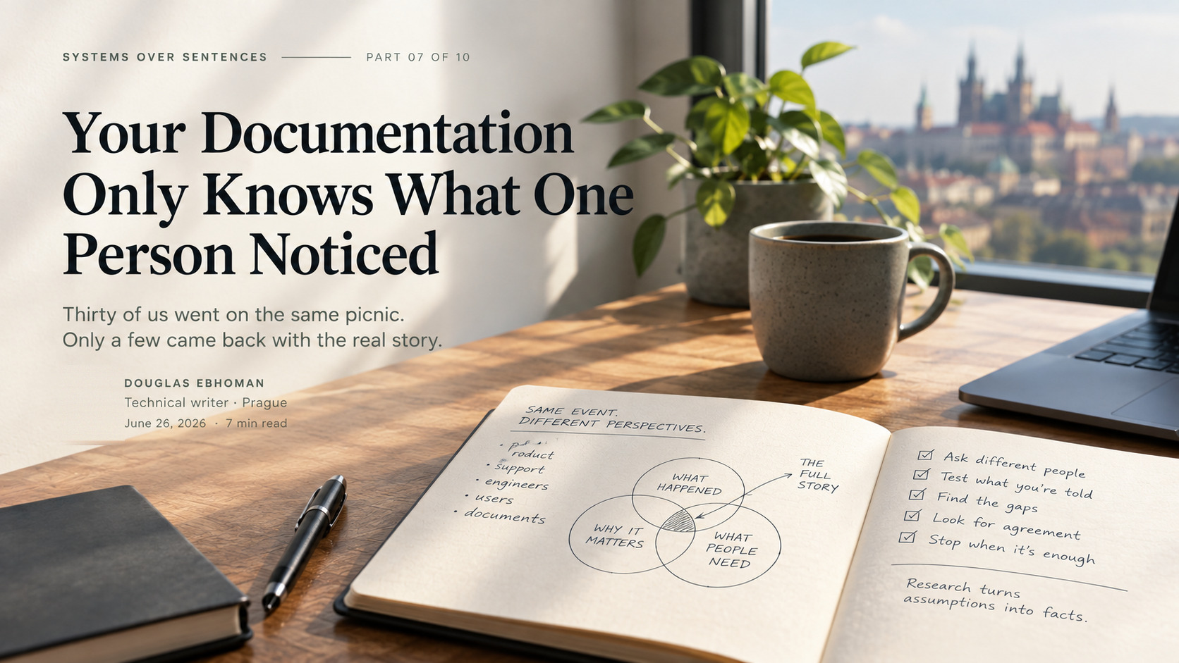 Your Documentation Only Knows What One Person Noticed